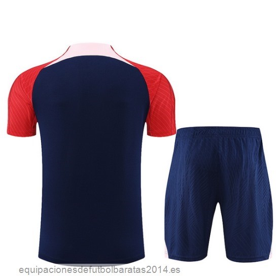 Nuevo Entrenamiento Conjunto Completo Niños Atletico Madrid 23/24 Azul Rojo Baratas